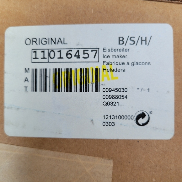 Bosch 11016457 Ice Maker - Picture 4 of 4